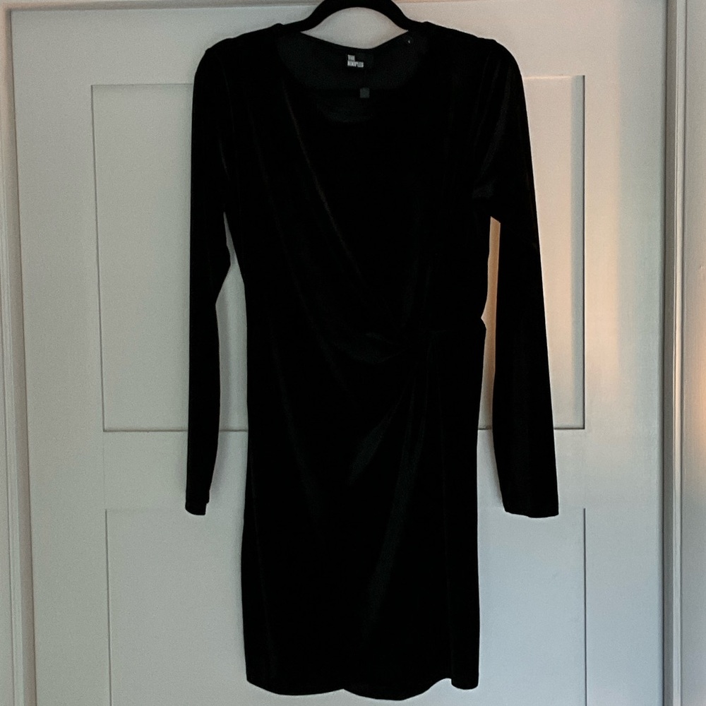Kooples black velvet dress